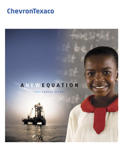 Thumbnail Chevron Annual Report 2004