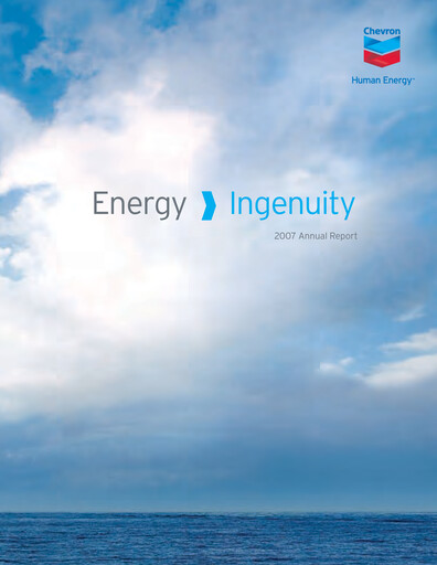 Thumbnail Chevron Annual Report 2007