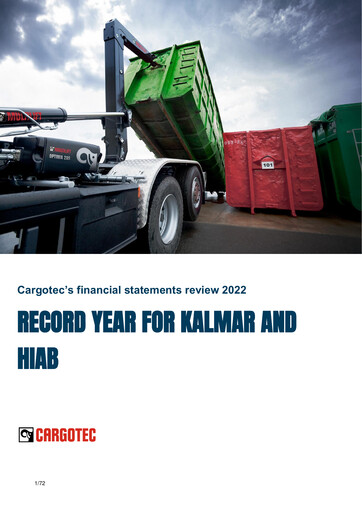 Thumbnail Cargotec
 Financial Statement 2022