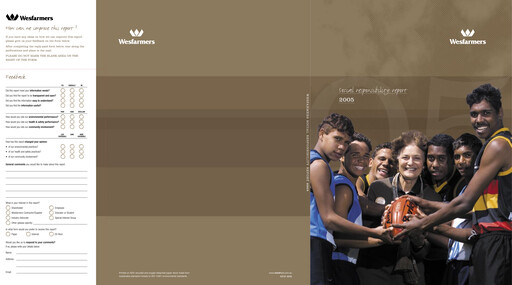 Thumbnail Wesfarmers
 Sustainability Report 2005