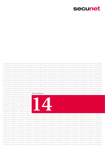 Thumbnail secunet Annual Report 2014