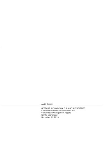 Vorschaubild Gestamp Automoción Finanzmitteilung 2013
