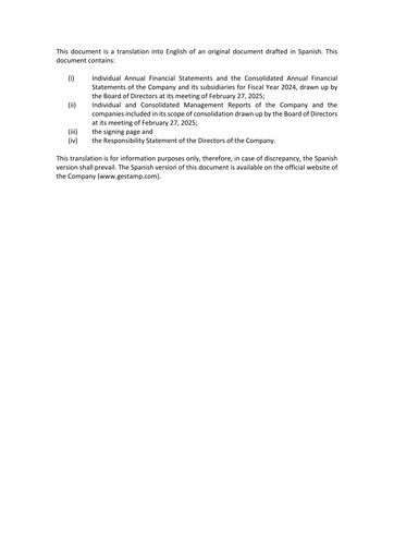 Vorschaubild Gestamp Automoción Finanzmitteilung 2024