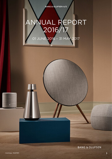 Thumbnail Bang & Olufsen A/S Annual Report 2016-2017