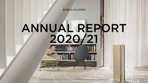 Thumbnail Bang & Olufsen A/S Annual Report 2020-2021