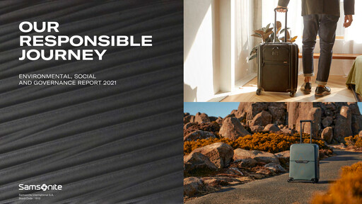Thumbnail Samsonite International  ESG Report 2021