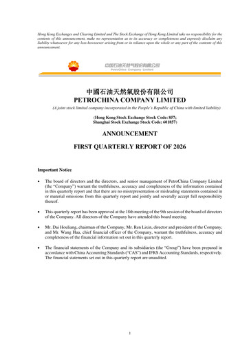 Vorschaubild PetroChina Quartalsbericht 2026-q1