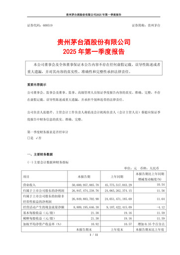 Thumbnail Kweichow Moutai Quarterly Report 2025-q1