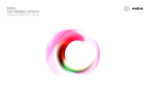 Miniature Indra Sistemas Rapport annuel 2008