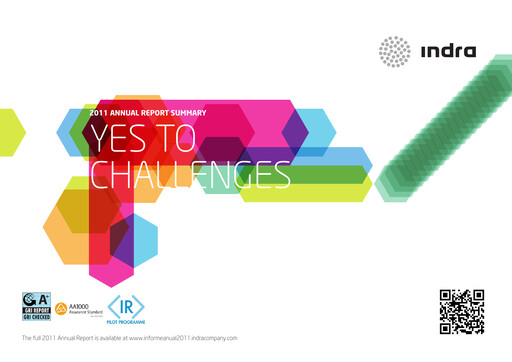 Miniature Indra Sistemas Rapport annuel 2011