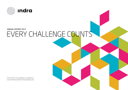 Miniature Indra Sistemas Rapport annuel 2012