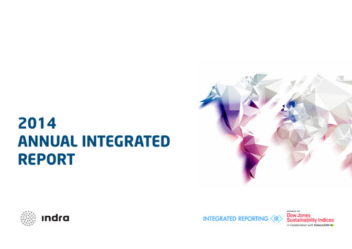 Miniature Indra Sistemas Rapport annuel 2014