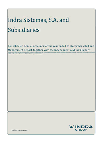 Vorschaubild Indra Sistemas Finanzmitteilung 2024
