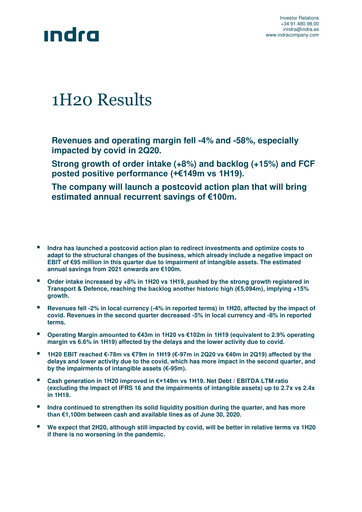 Thumbnail Indra Sistemas Half-year Report 2020-h1