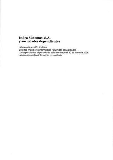 Thumbnail Indra Sistemas Half-year Report 2026-h1