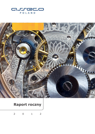 Miniature Asseco Rapport annuel 2012