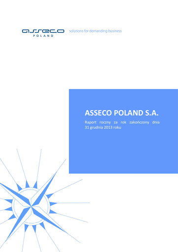 Miniature Asseco Rapport annuel 2013