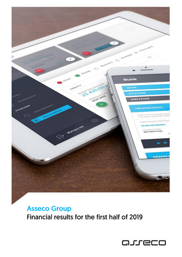 Miniature Asseco Rapport semestriel 2019-h1
