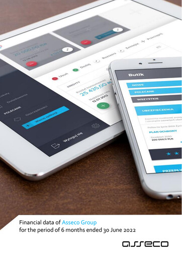 Miniature Asseco Rapport semestriel 2022-h1