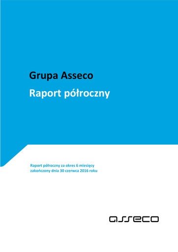 Thumbnail Asseco Half-year Report 2016-h1