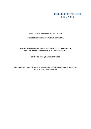 Vorschaubild Asseco Quartalsbericht 2006-q4