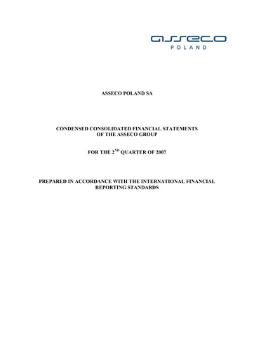 Vorschaubild Asseco Quartalsbericht 2007-q2