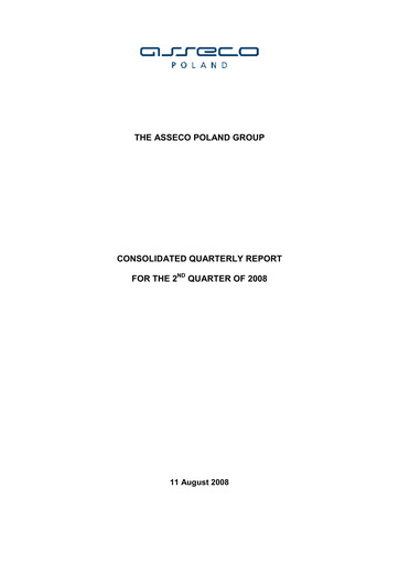 Vorschaubild Asseco Quartalsbericht 2008-q2