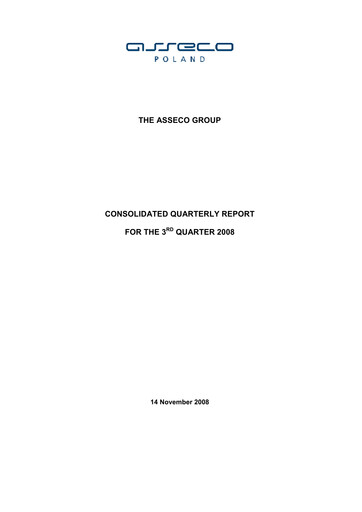 Vorschaubild Asseco Quartalsbericht 2008-q3