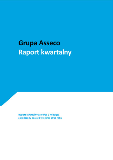 Vorschaubild Asseco Quartalsbericht 2016-q3