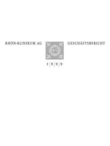 Thumbnail Rhön-Klinikum Annual Report 1999