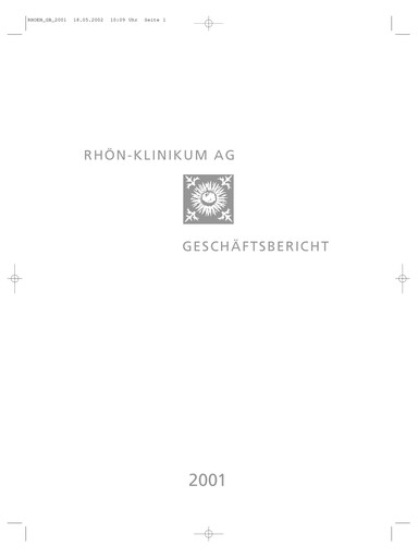 Thumbnail Rhön-Klinikum Annual Report 2001