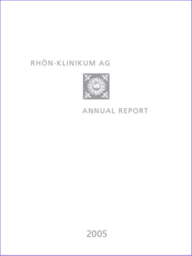 Vorschaubild Rhön-Klinikum Jahresbericht 2005