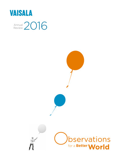 Vorschaubild Vaisala
 Jahresbericht 2016