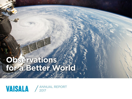 Vorschaubild Vaisala
 Jahresbericht 2017