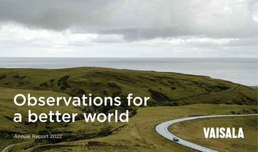 Vorschaubild Vaisala
 Jahresbericht 2022