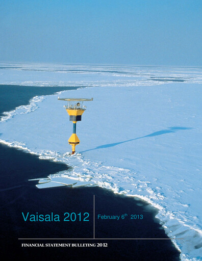 Thumbnail Vaisala
 Financial Report 2012