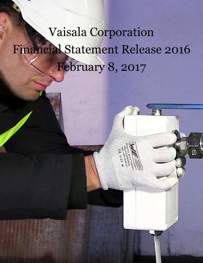 Vorschaubild Vaisala
 Finanzmitteilung 2016