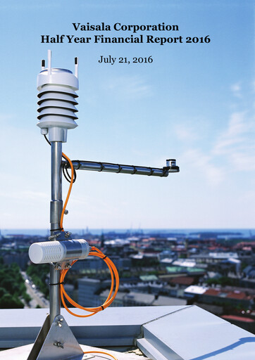 Thumbnail Vaisala
 Half-year Report 2016-h1