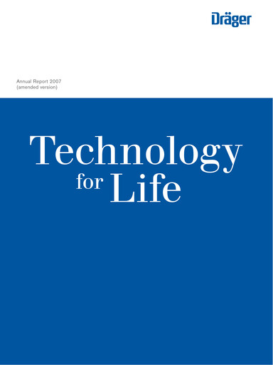 Miniature Drägerwerk
 Rapport annuel 2007