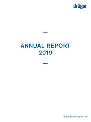 Miniature Drägerwerk
 Rapport annuel 2019