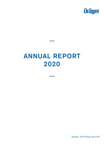 Miniature Drägerwerk
 Rapport annuel 2020