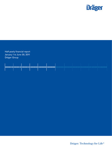 Thumbnail Drägerwerk
 Half-year Report 2011-h1