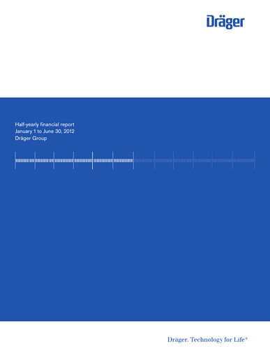 Thumbnail Drägerwerk
 Half-year Report 2012-h1