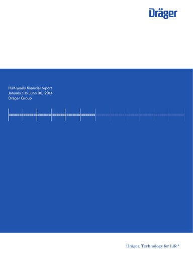 Thumbnail Drägerwerk
 Half-year Report 2014-h1