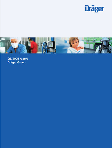 Thumbnail Drägerwerk
 Quarterly Report 2005-q3