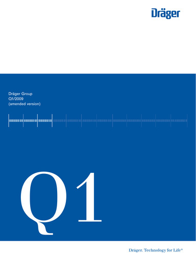 Thumbnail Drägerwerk
 Quarterly Report 2009-q1