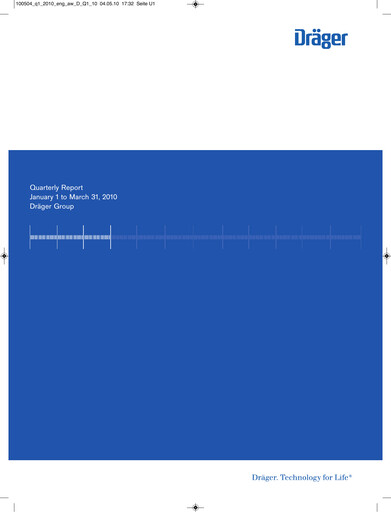 Thumbnail Drägerwerk
 Quarterly Report 2010-q1