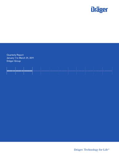 Thumbnail Drägerwerk
 Quarterly Report 2011-q1