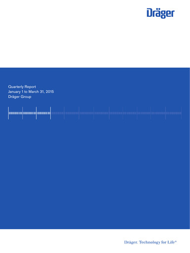 Thumbnail Drägerwerk
 Quarterly Report 2015-q1