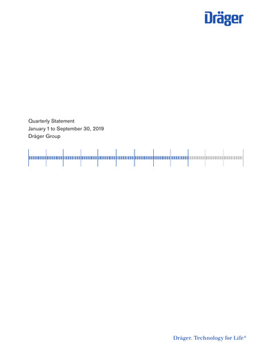 Thumbnail Drägerwerk
 Quarterly Report 2019-q3